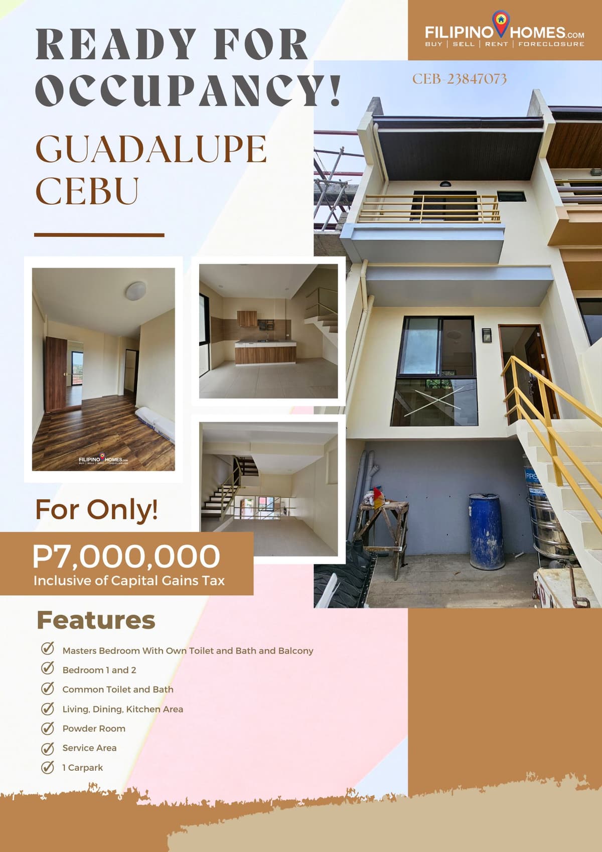 READY FOR OCCUPANCY - HOUSE AND LOT - GUADALUPE CEBU CITY - photo 2
